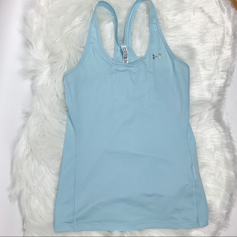 Under Armour Workout Tank, Light Blue Size XS